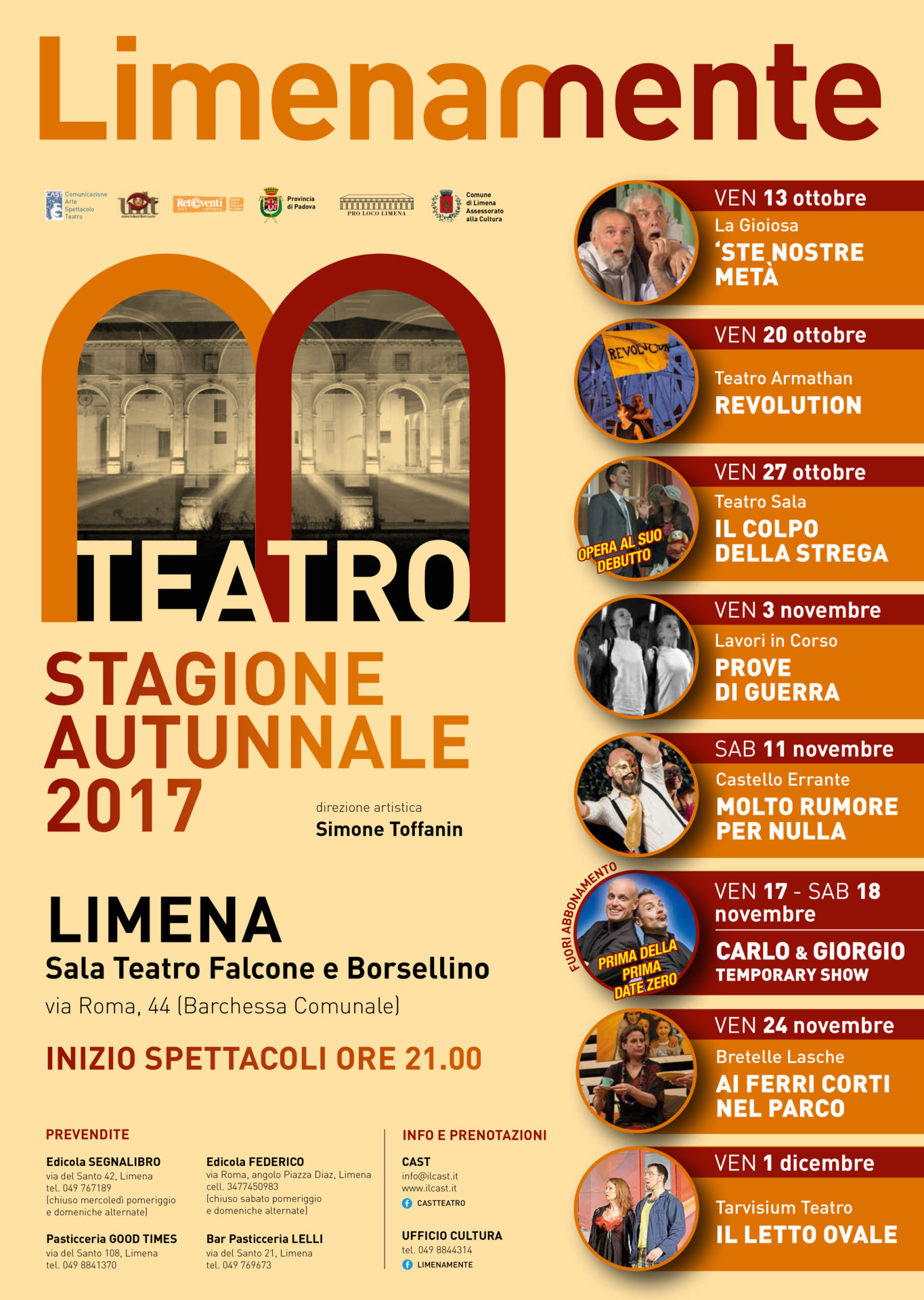 Limenamente Teatro autunno 2017