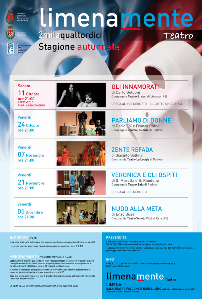 Limenamente Teatro autunno 2014