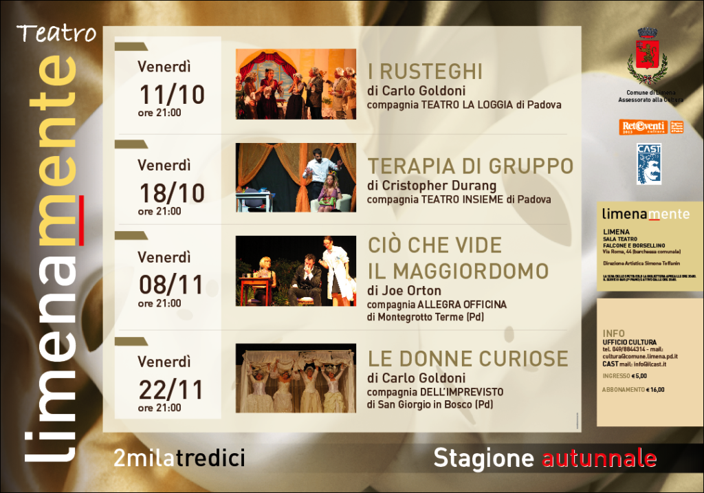 Limenamente Teatro autunno 2013