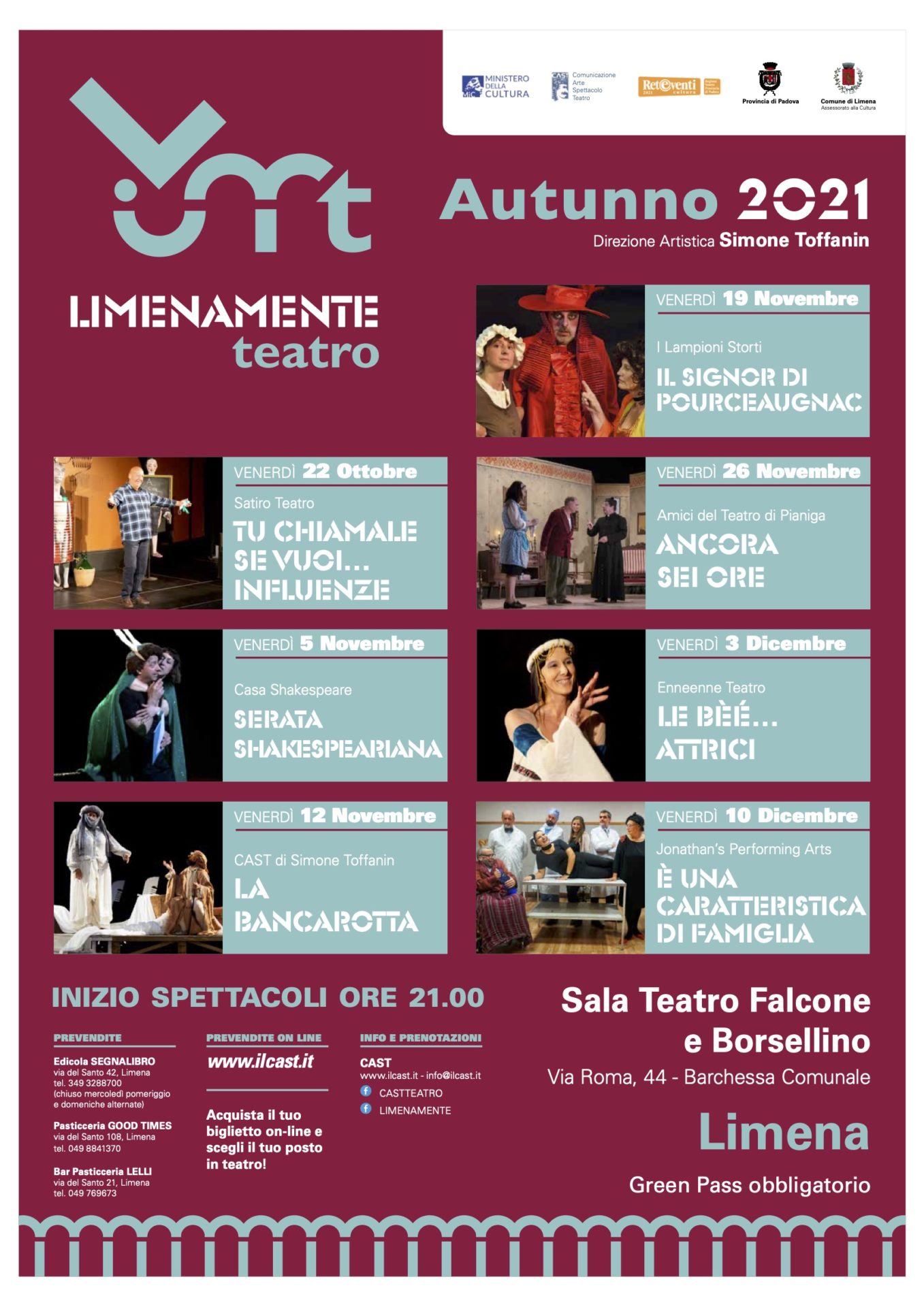 Limenamente Teatro autunno 2021